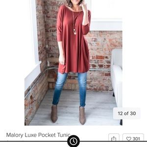 Malory Luxe Pocket Tunic